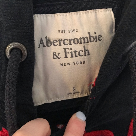 Abercrombie | Navy Hoodie - Picture 3 of 3